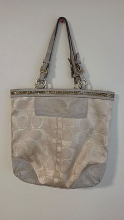 Coach Signature beaded Large
