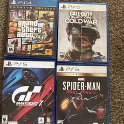 PS4 and PS5 Games 