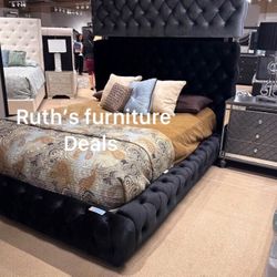 Black Queen Size Bed Frame