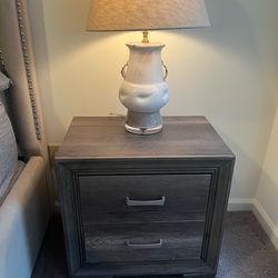 End table with lamp.  (Pair of each)