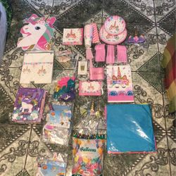 Unicorn birthday party supply decoration