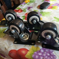 Set 4 swivel caster With brake veavy