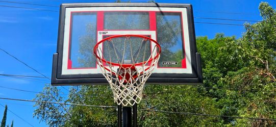 Lifetime Adjustable Portable Basketball Hoop (48-Inch Polycarbonate) Shatterproof