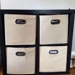 Black Storage Cubes 