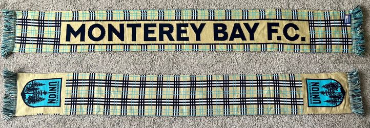 Monterey Bay FC Union Plaid Soccer Scarf
