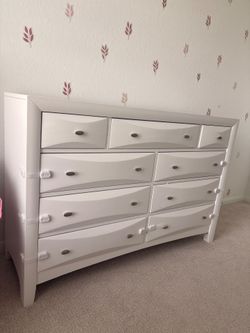 White dresser