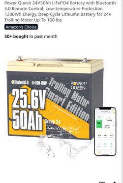 Power Queen 24V Lithium Battery