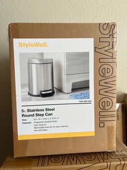 Brand New 5L Stainless Steel Can 🗑️