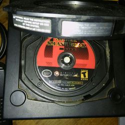 Blk Gamecube With Cables Etc.  Smash Bro Game Too