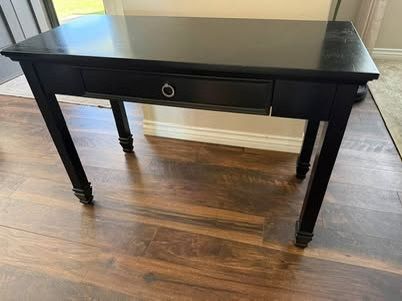 Living Spaces black Desk
