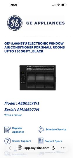 GE 5000 BTU