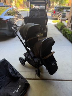 Dual stroller Silver Cross Wave 3  with travel case