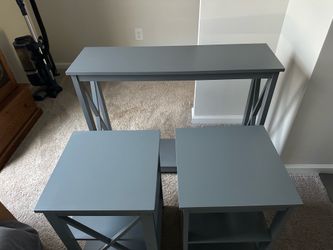 Console table with end tables