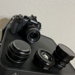 Camera With Extra Lenses