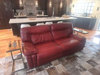 Sofa Loveseat - premium real leather