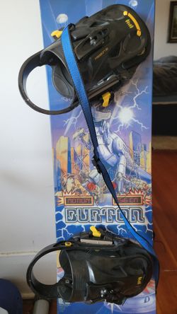 Burton Snowboard with Bindings, 156cm (no Boots)