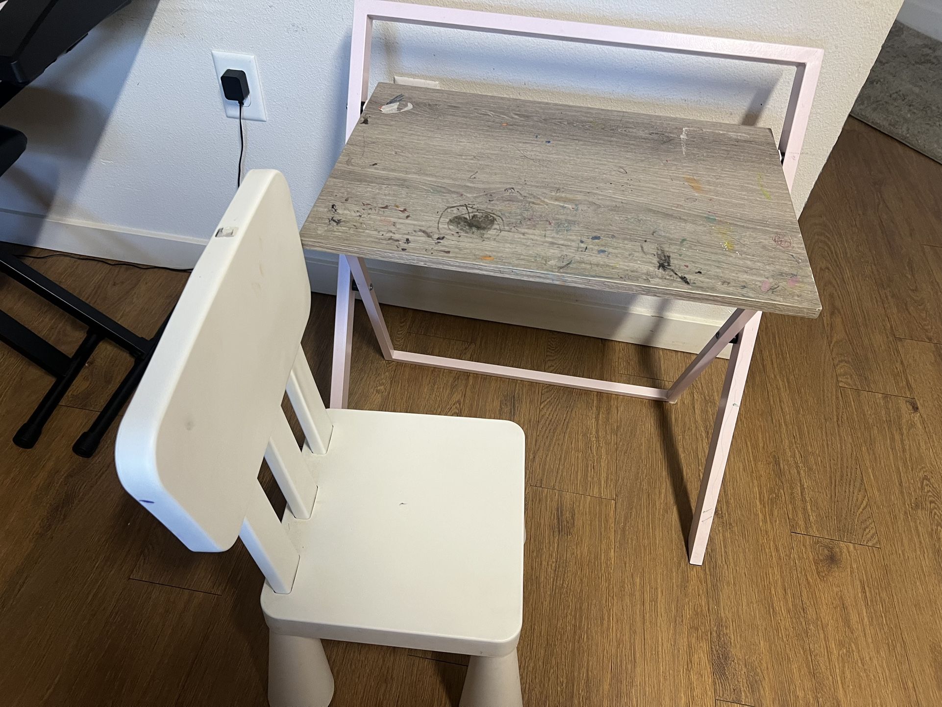 Toddler Table And IKEA Chair