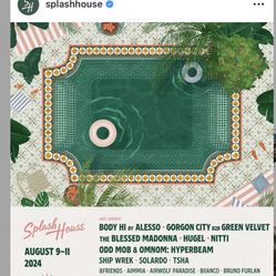 Splash House Weekend 1 Combo