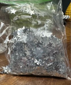 Silver Star Confetti