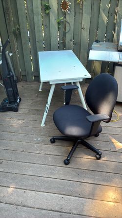 Desk and chair 20