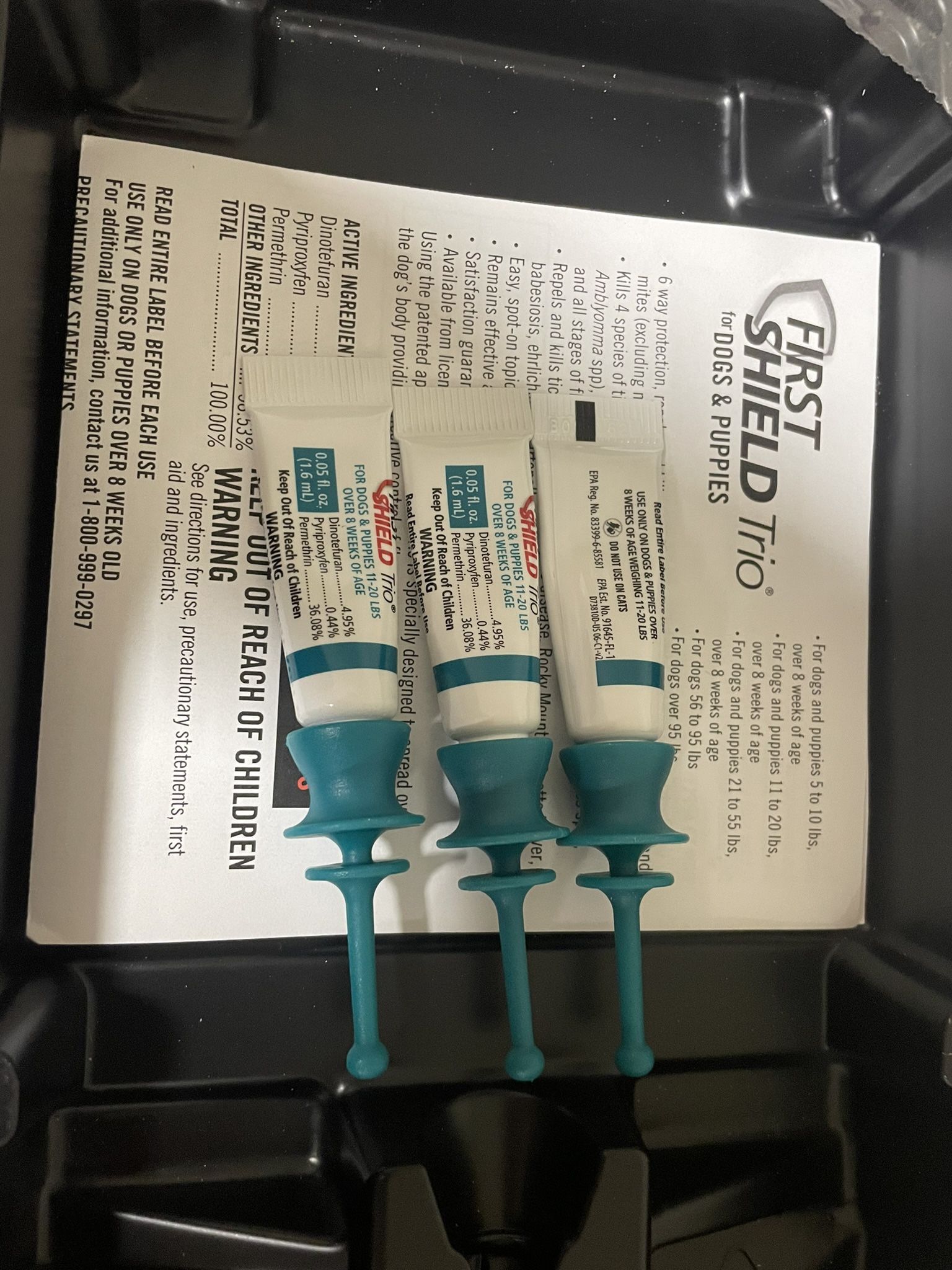 First Shield Trio Flea and Tick For Dogs