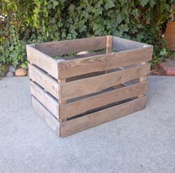 Create Large Rustic Wood 17" Wide X 24" Long X  15 1/2" Tall