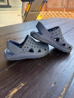 Totes Everywear Blue Clog Rubber Sandals Unisex Kids US 5