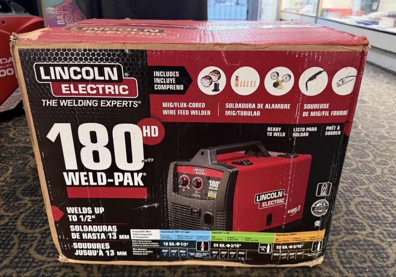 Lincoln Electric Weld-Pak 180HD MIG Flux-Core Welder