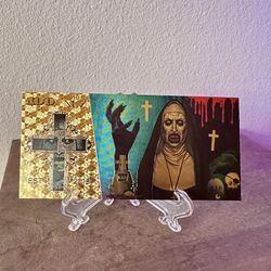 24k Gold Foil Plated The Nun Banknote Horror Movie Collectible 