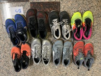 8 pairs of mixed Workout shoes- Nike Metcon, Reebok Nano (gym, CrossFit, hiit, boxing, cross training)