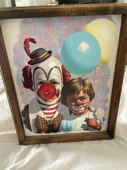Musical box clown art