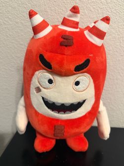 Oddbods Fuse Red Monster Plush Toy