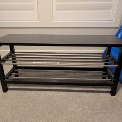 shoe rack bench