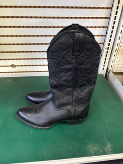 Ariat Men’s Black Deertan Heritage Round Toe Cowboy Boots (NEW)