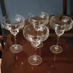 Set Of 4 Margarita Glasses