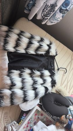 Kids fur fashion jacket
