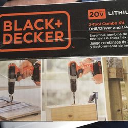 Black And decker Combo Drill Kit
