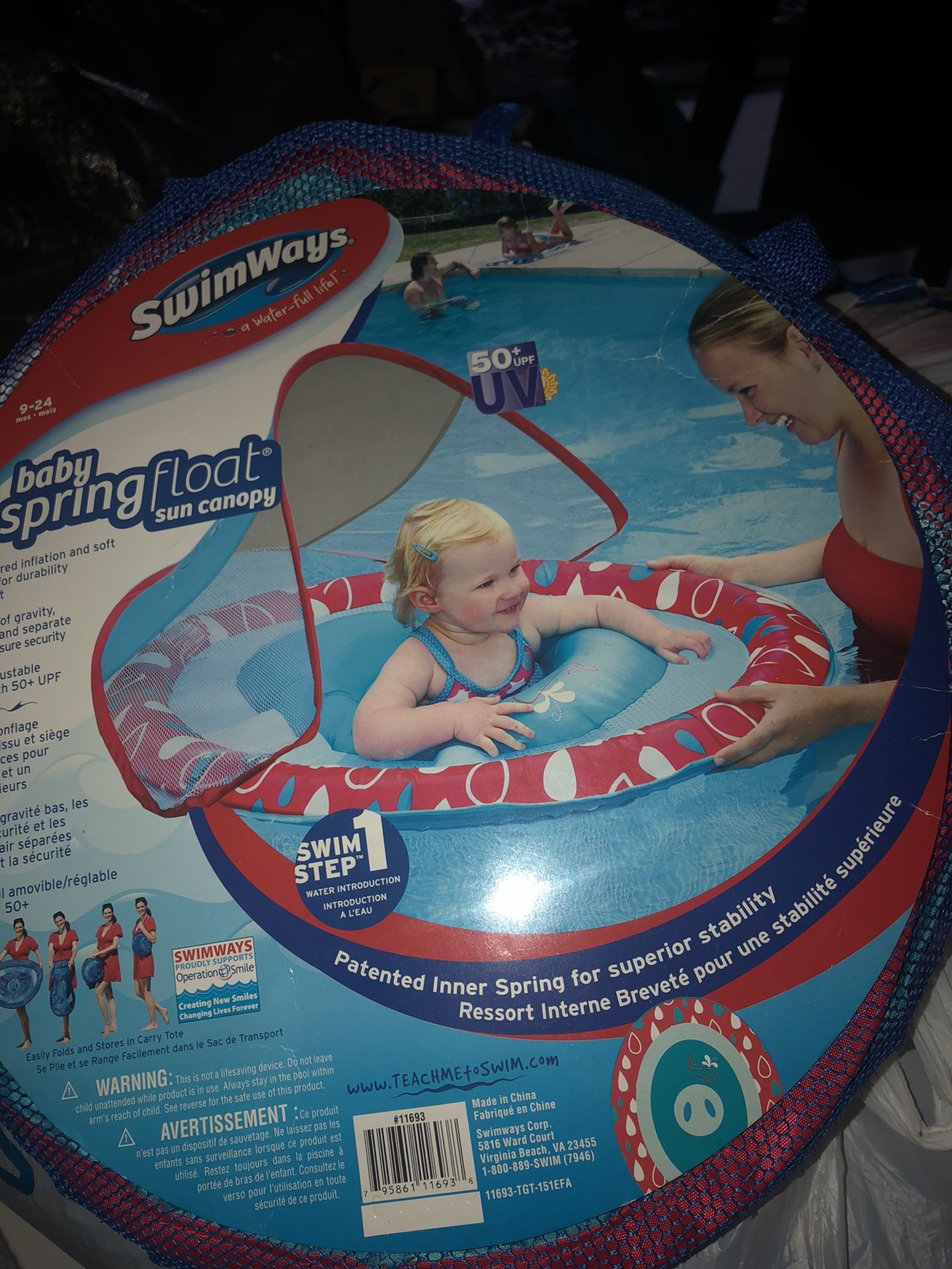 Baby spring float