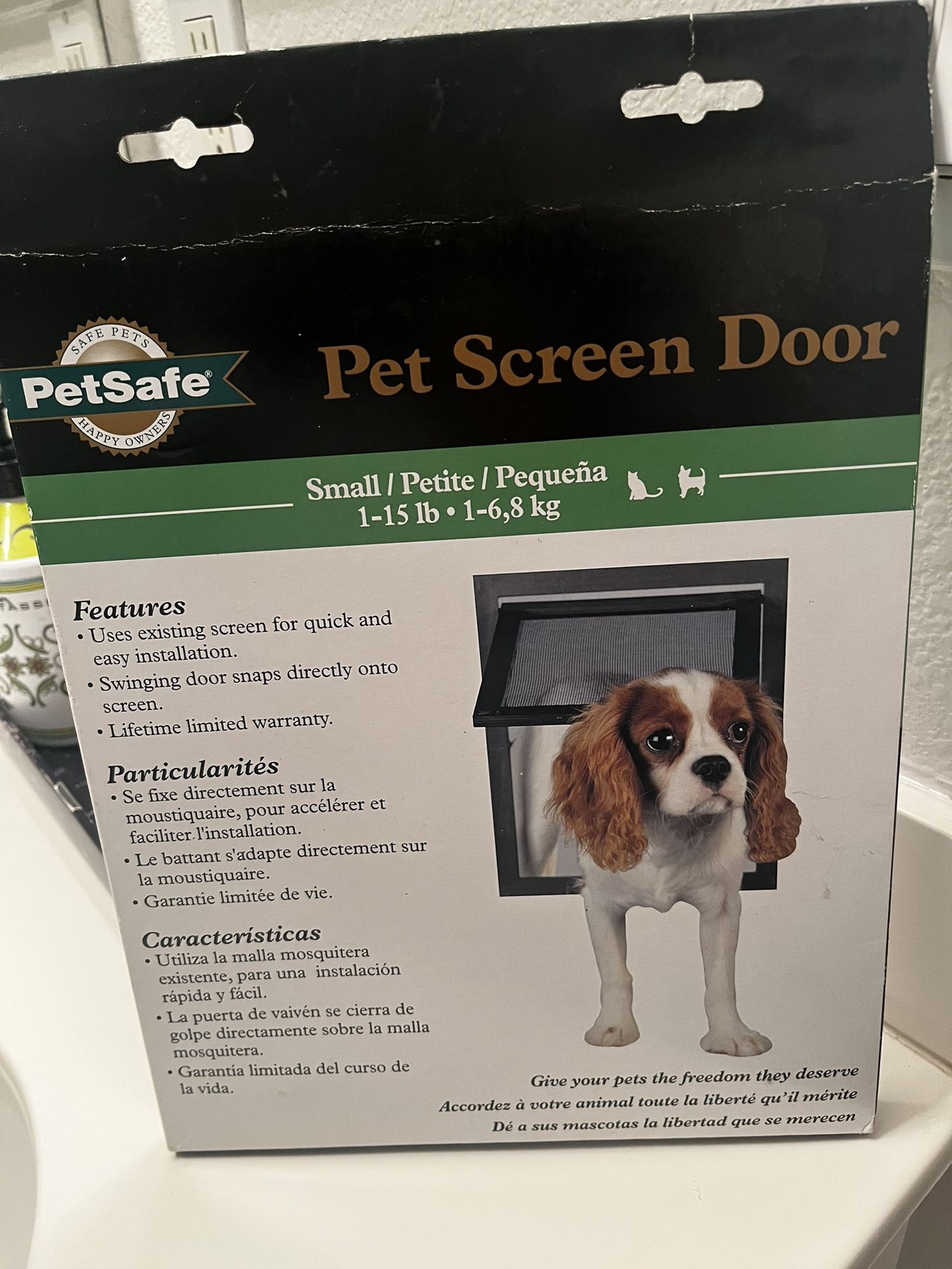 Small Dog Pet door Screen