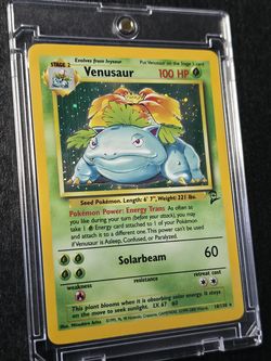 Venasaur 18/130 Base Set Unlimited (Holofoil)