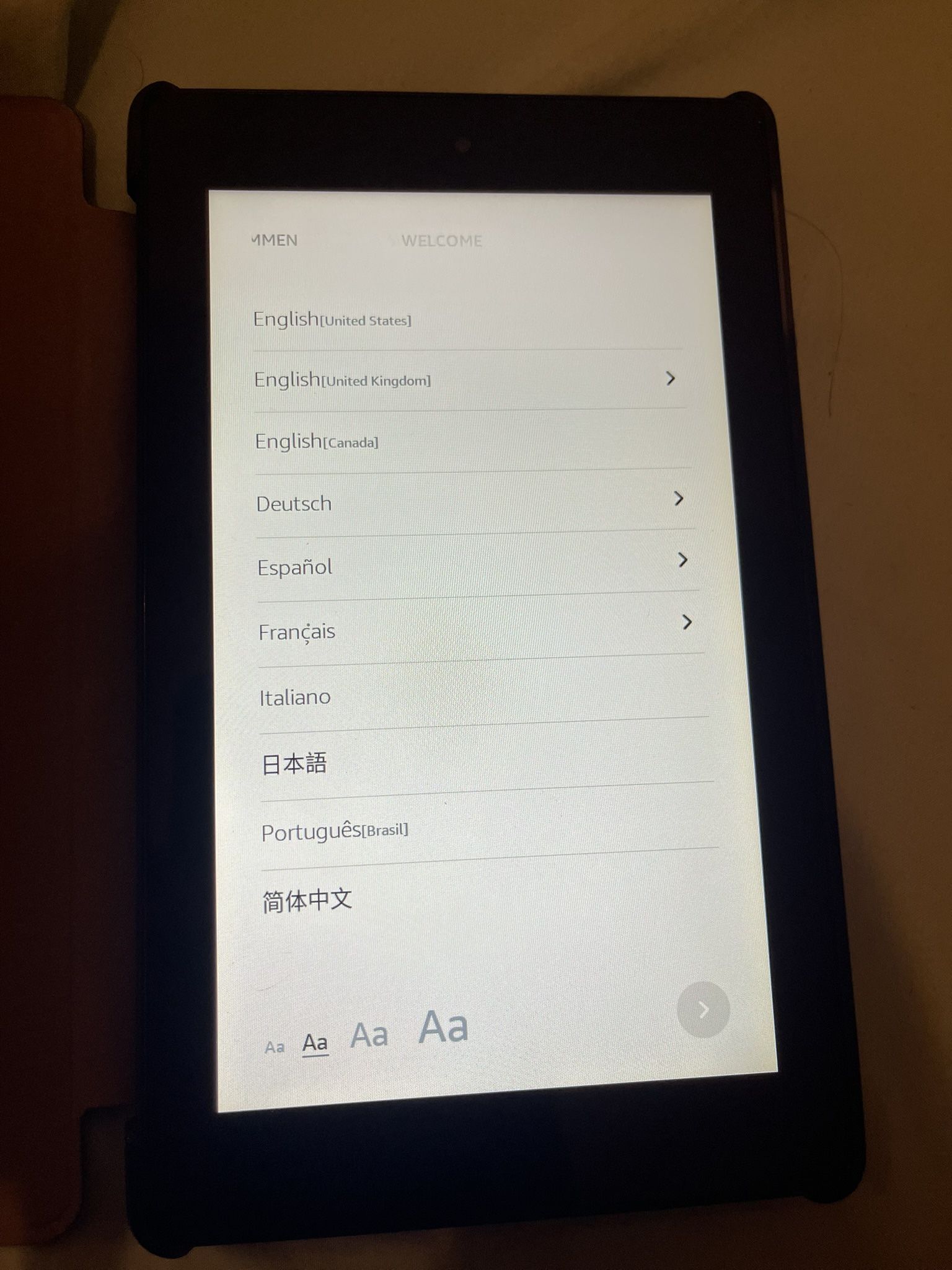 Amazon Fire Seven Model Number M8S 26G