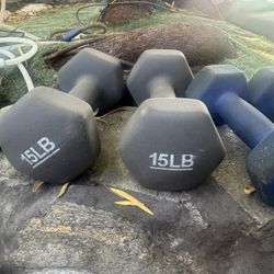 Used Dumbbells 5-10-15lbs