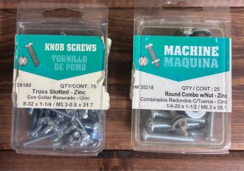 Zinc Screw Assortment Pack – 2 Packs
