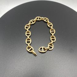 14K 7.5 Inch WID Gucci Bracelet 