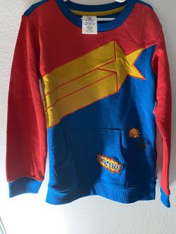 Disney Theme Sweater And Button Up Shirt