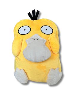Psyduck Pokémon Fluffy Faux Fur Backpack – Official Bioworld Merch