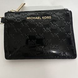 Michael Kors Card Case Coin Case Leather Enamel