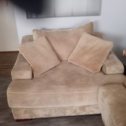 Sleeper Couch And Oversized Chair