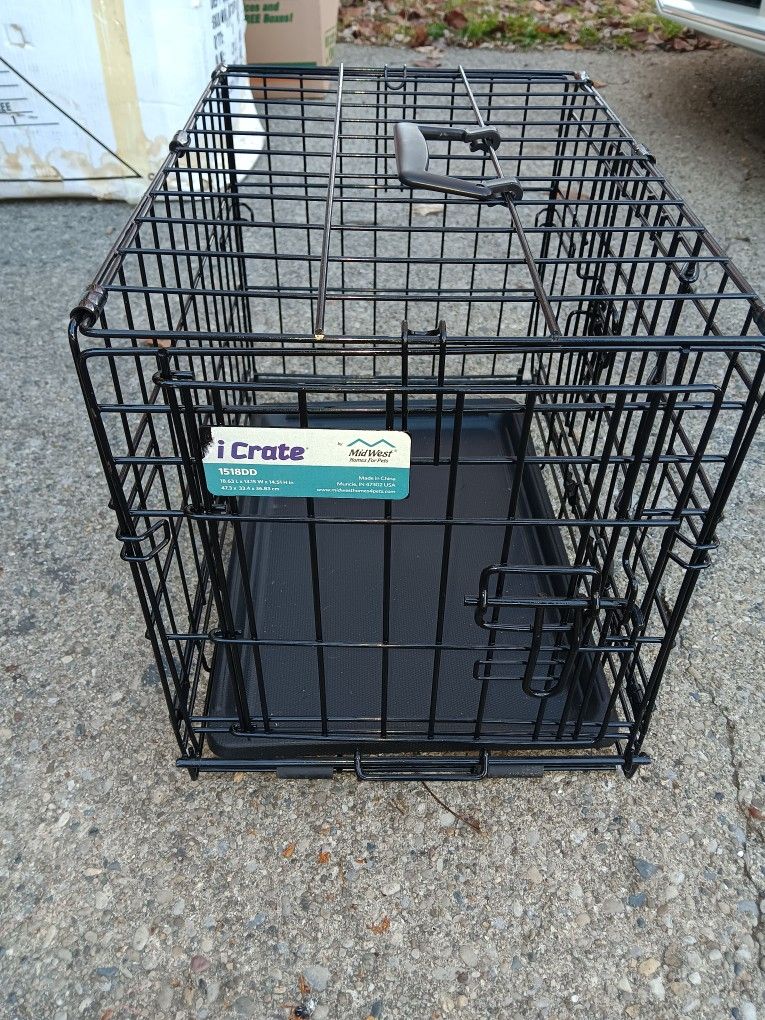 Small Portable 2 Door Pet Crate