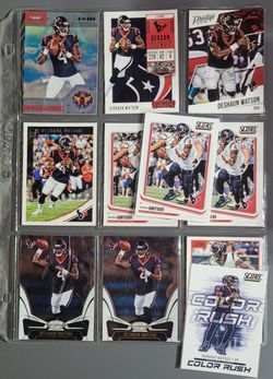 🏈 12 Card (9 Different) QB Deshaun Watson Cards